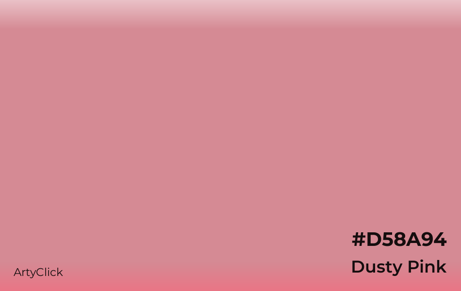 Dusty Pink #D58A94