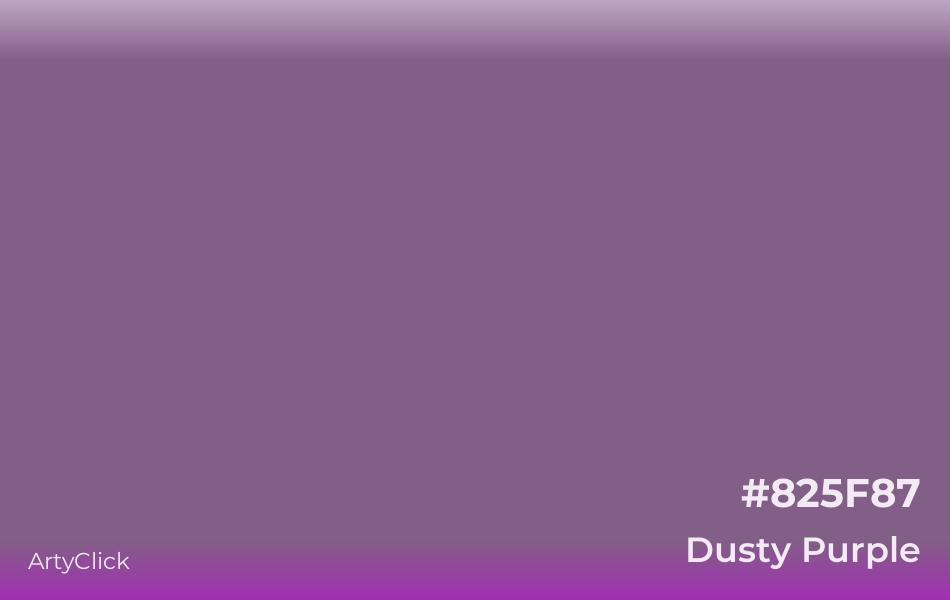 Dusty Purple #825F87