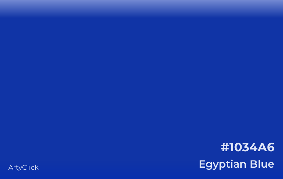 Egyptian Blue #1034A6