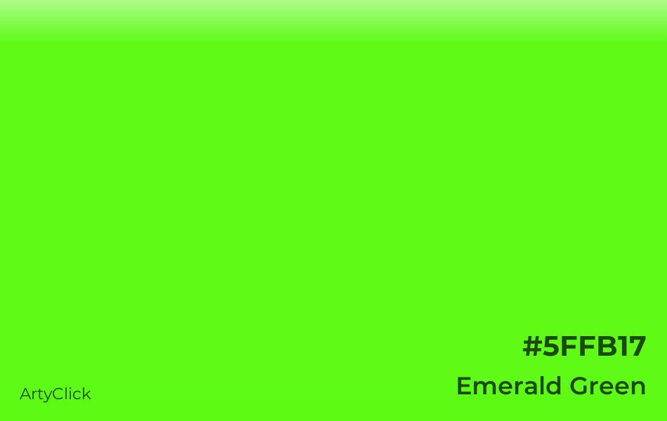 Emerald Green #5FFB17