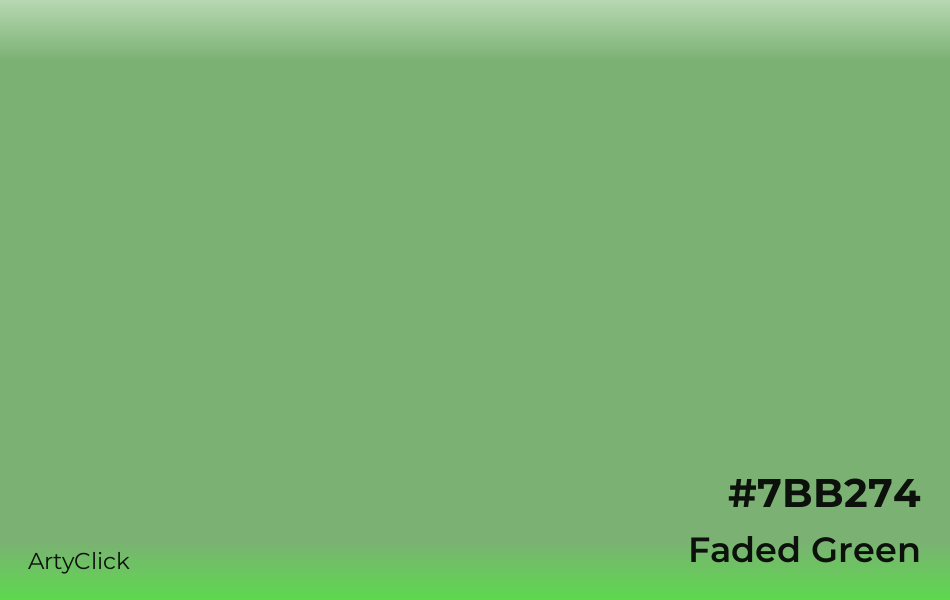 Faded Green #7BB274