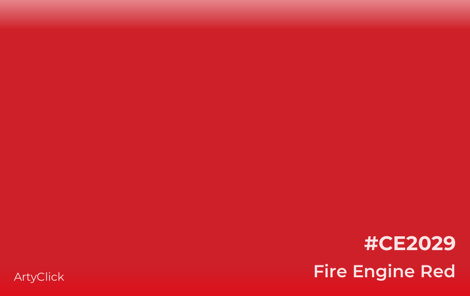 Fire Engine Red #CE2029
