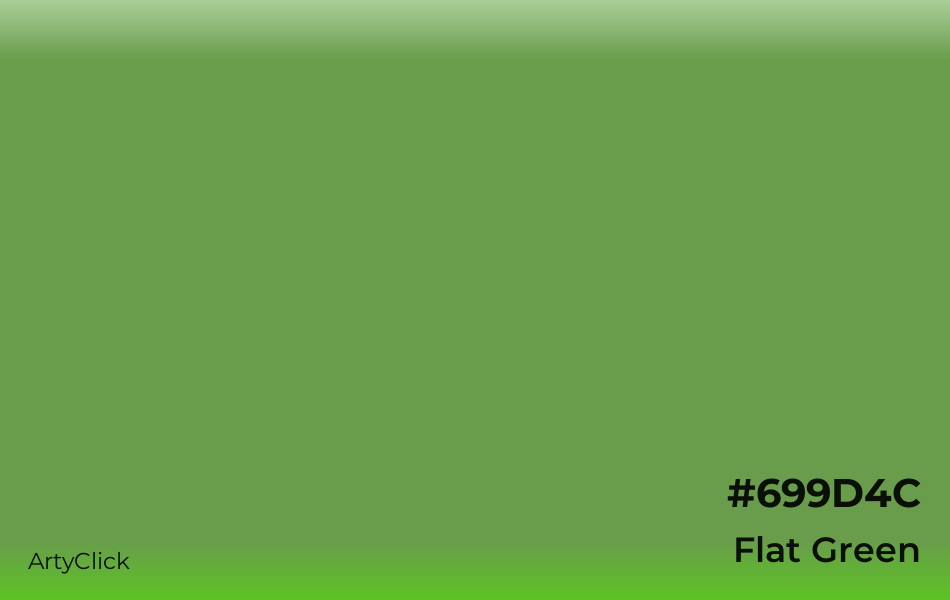 Flat Green #699D4C