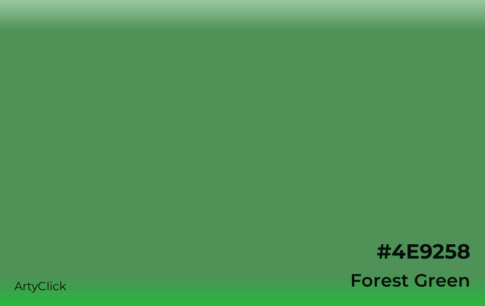 Forest Green #4E9258