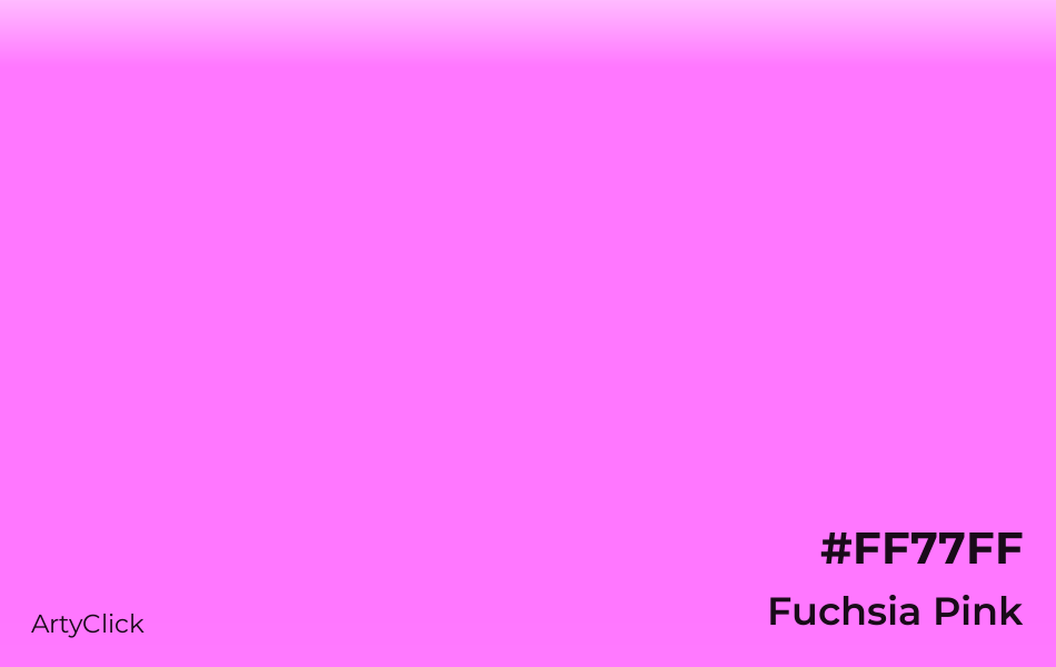 Fuchsia Pink #FF77FF