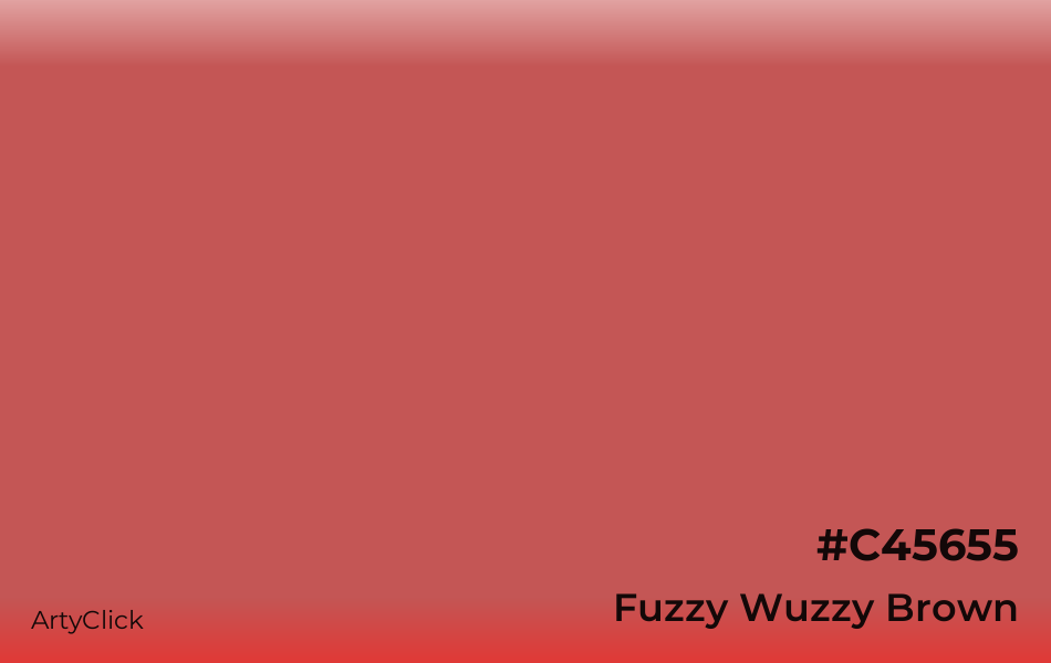 Fuzzy Wuzzy Brown #C45655