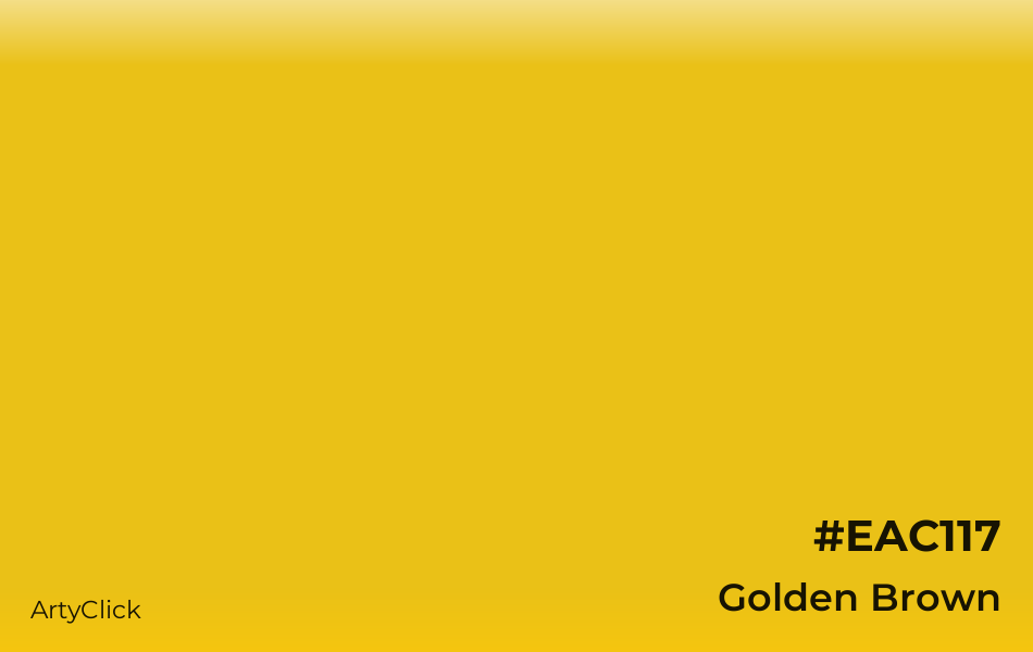 Golden Brown #EAC117