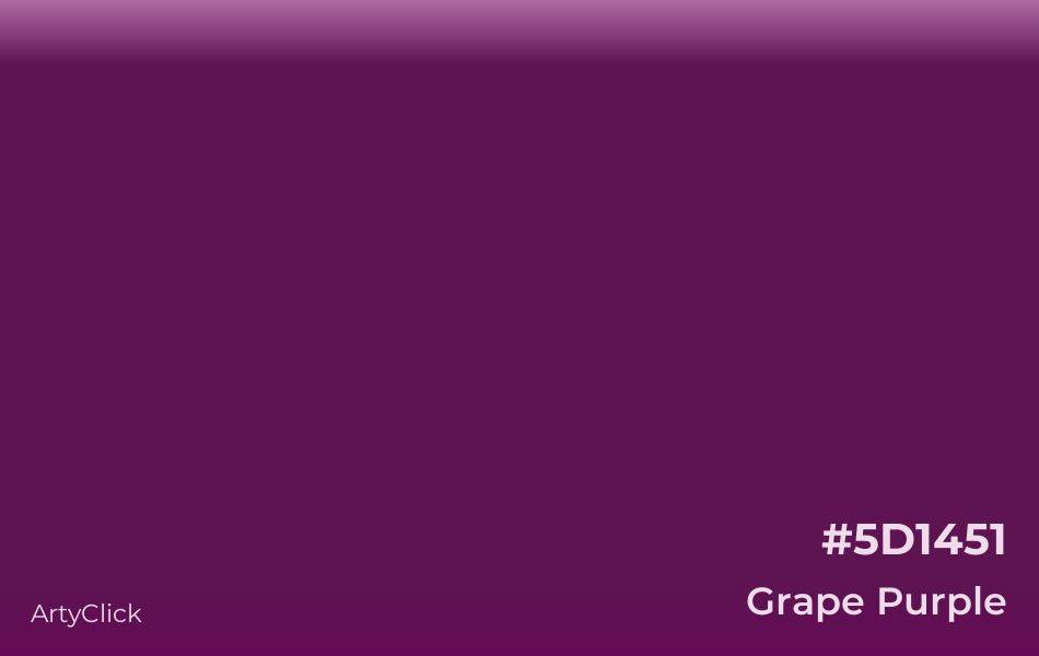 Grape Purple #5D1451