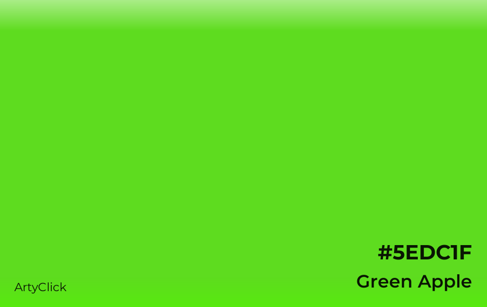 Green Apple #5EDC1F