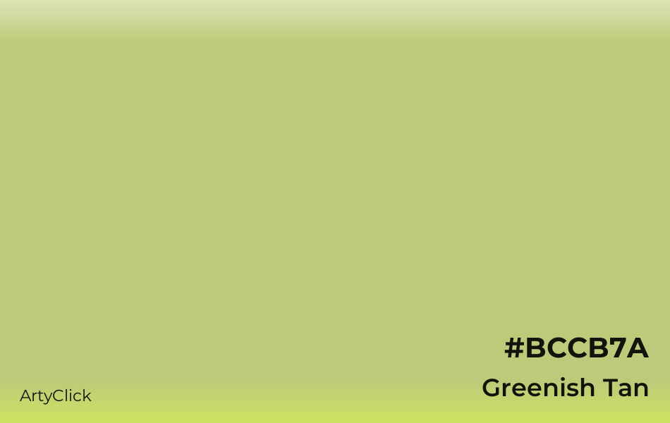 Greenish Tan #BCCB7A