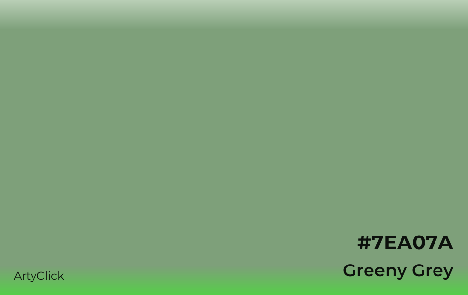 Greeny Grey #7EA07A