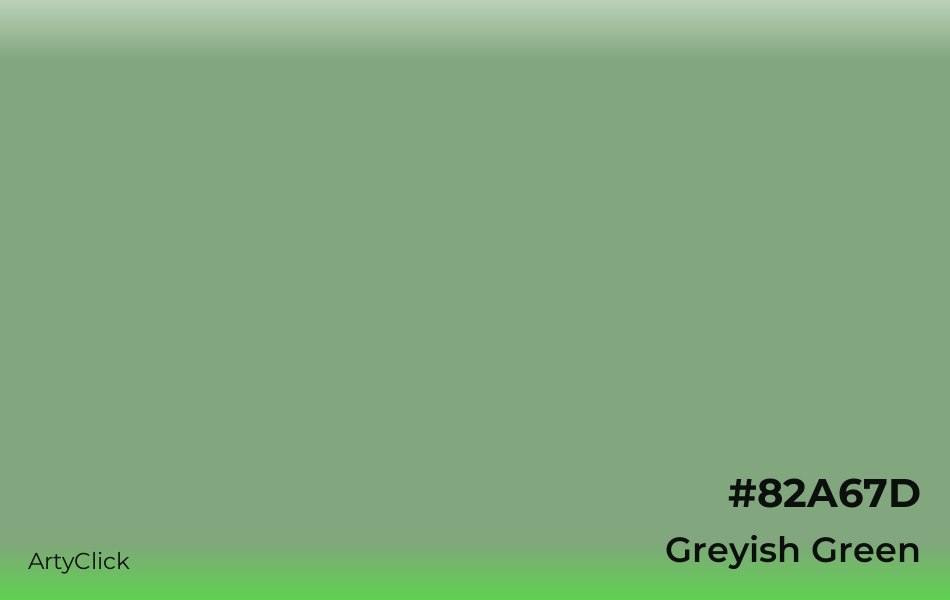 Greyish Green #82A67D