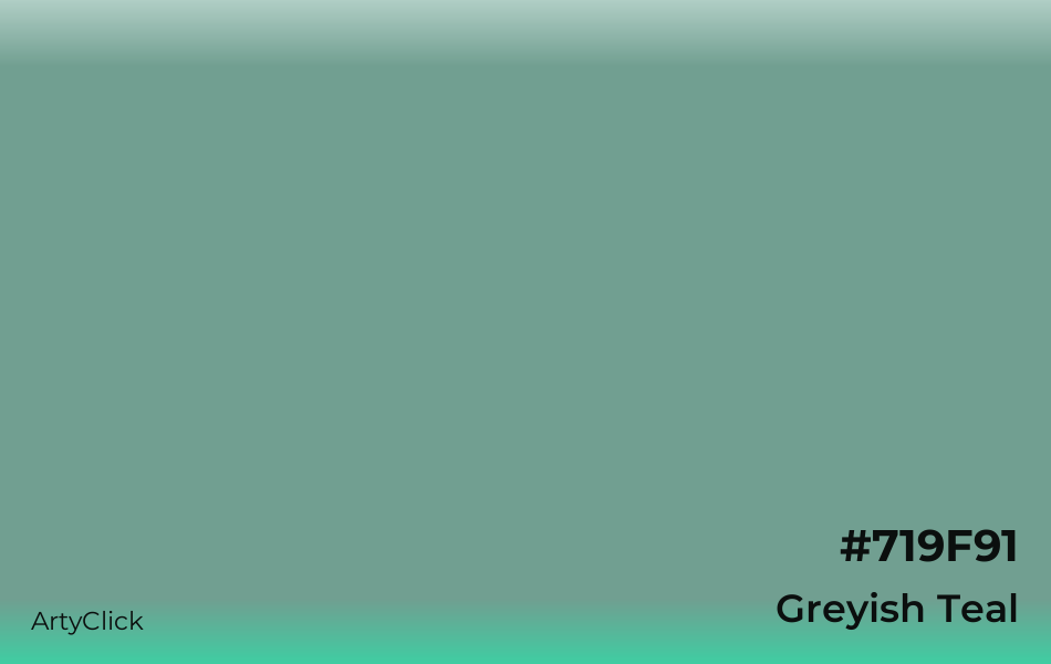 Greyish Teal #719F91