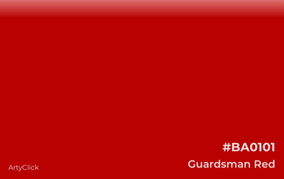 Guardsman Red #BA0101