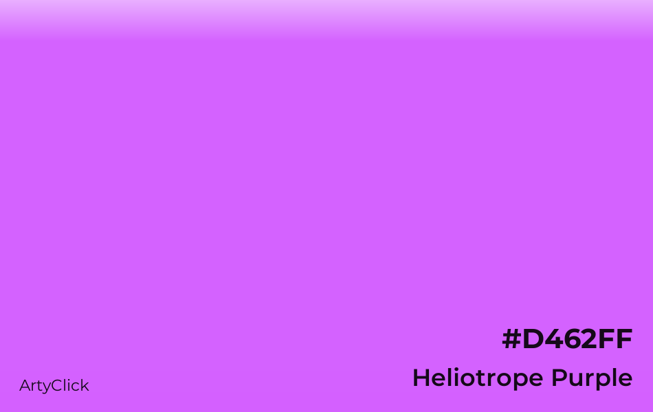Heliotrope Purple #D462FF