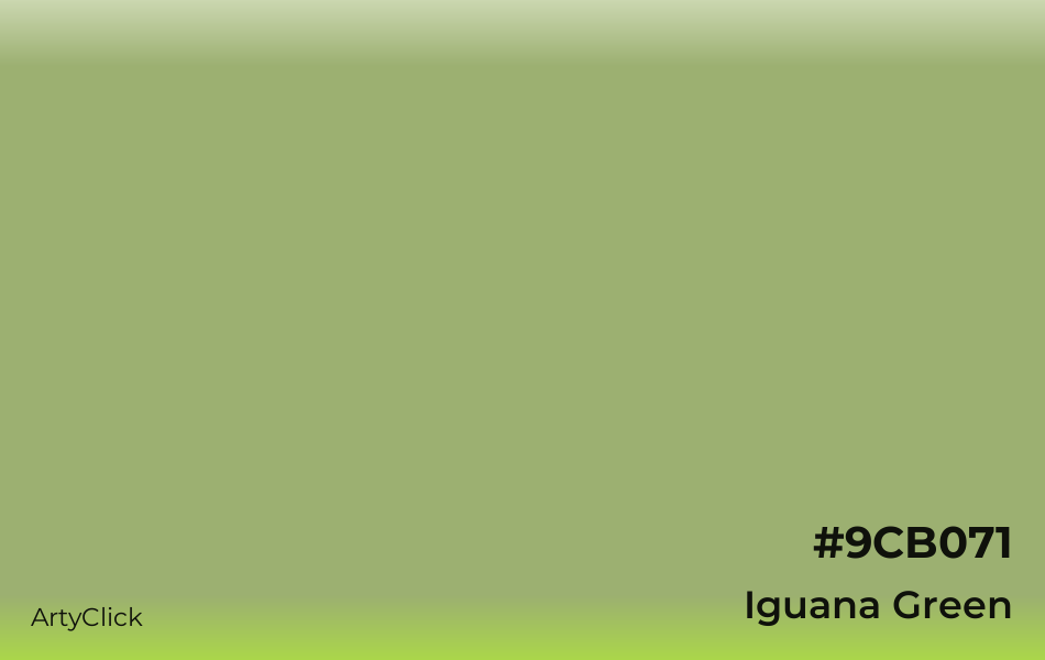 Iguana Green #9CB071