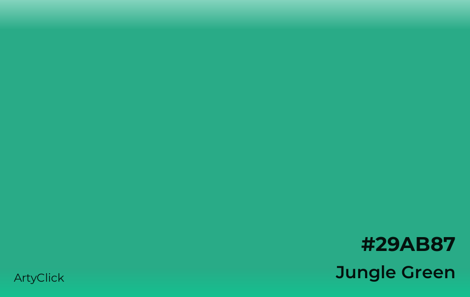 Jungle Green #29AB87