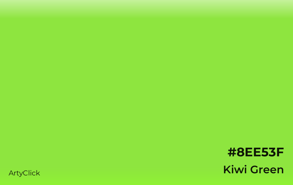 Kiwi Green #8EE53F