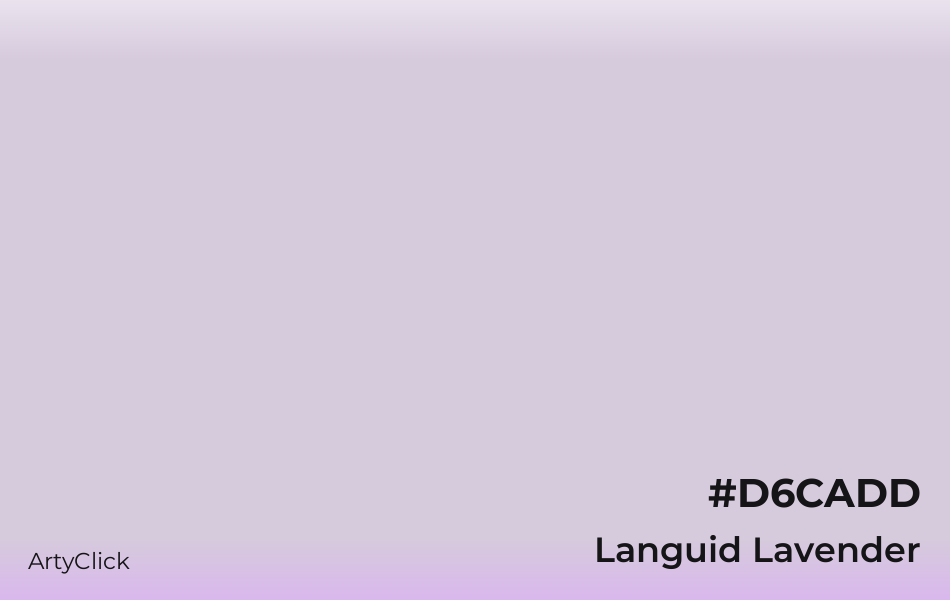 Languid Lavender #D6CADD