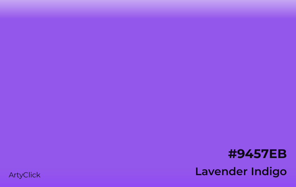 Lavender Indigo #9457EB