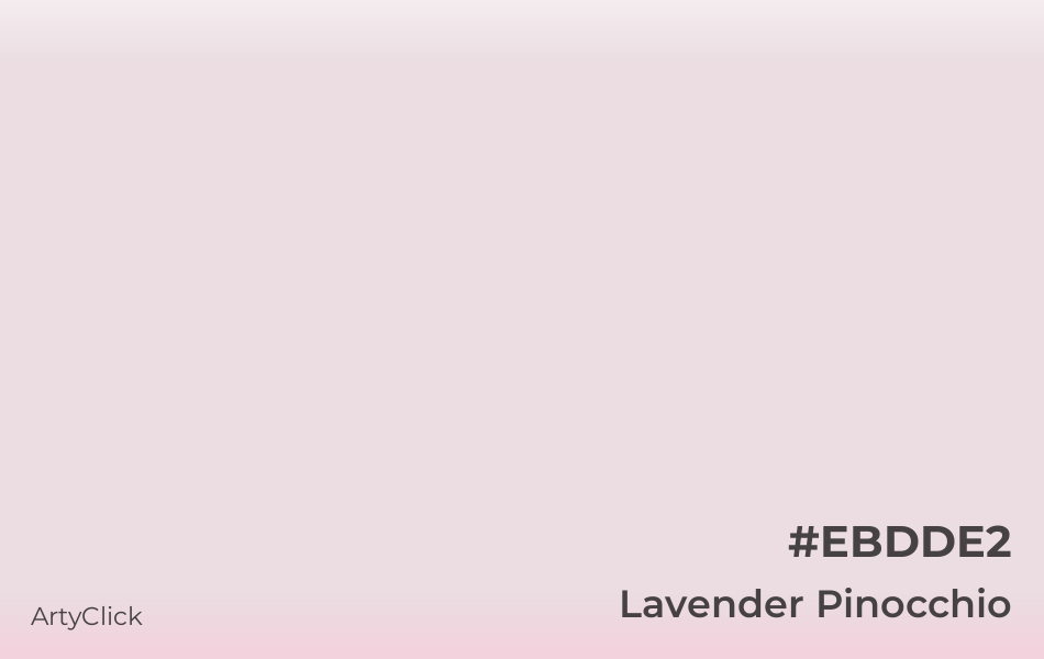 Lavender Pinocchio #EBDDE2