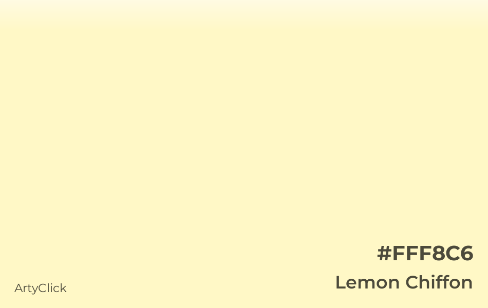 Lemon Chiffon #FFF8C6