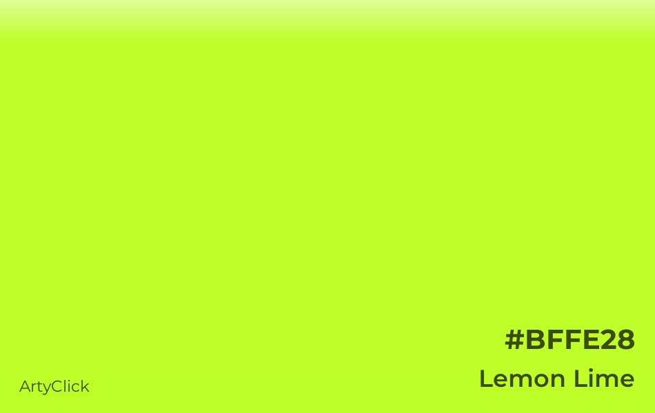 Lemon Lime #BFFE28