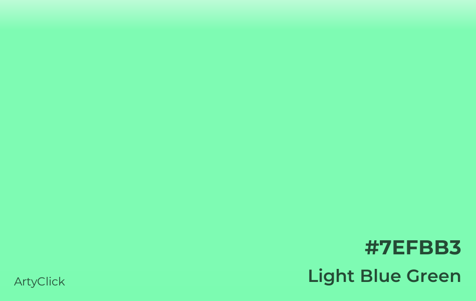 Light Blue Green #7EFBB3