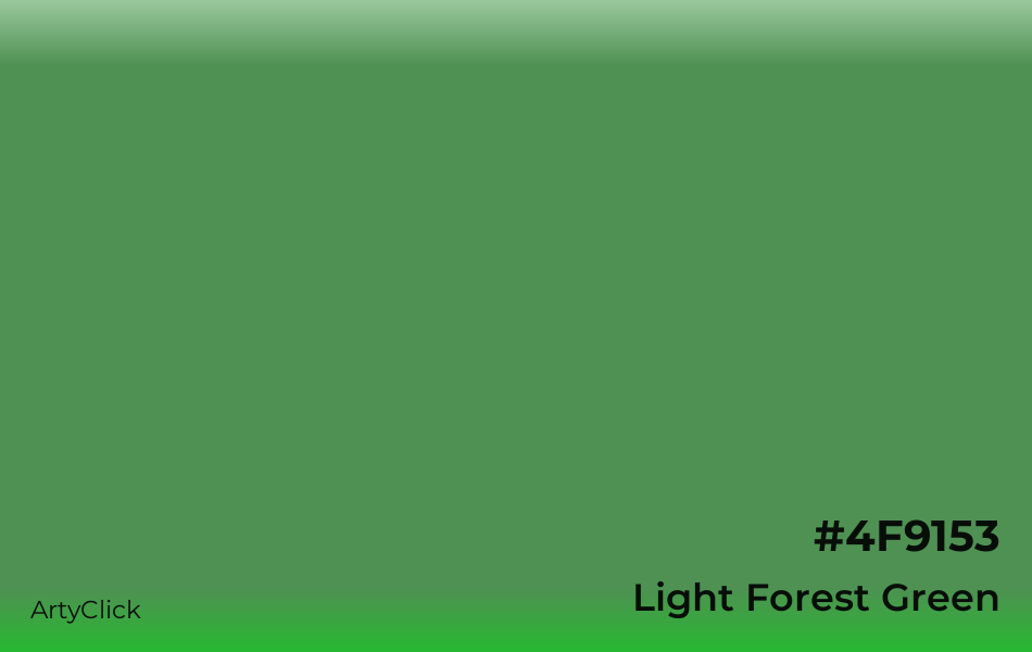 Light Forest Green #4F9153