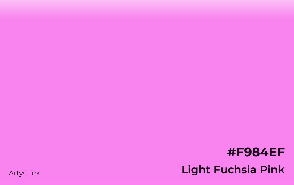 Light Fuchsia Pink #F984EF