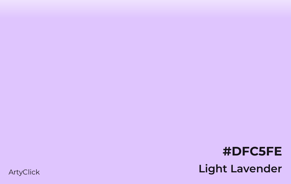 Light Lavender #DFC5FE
