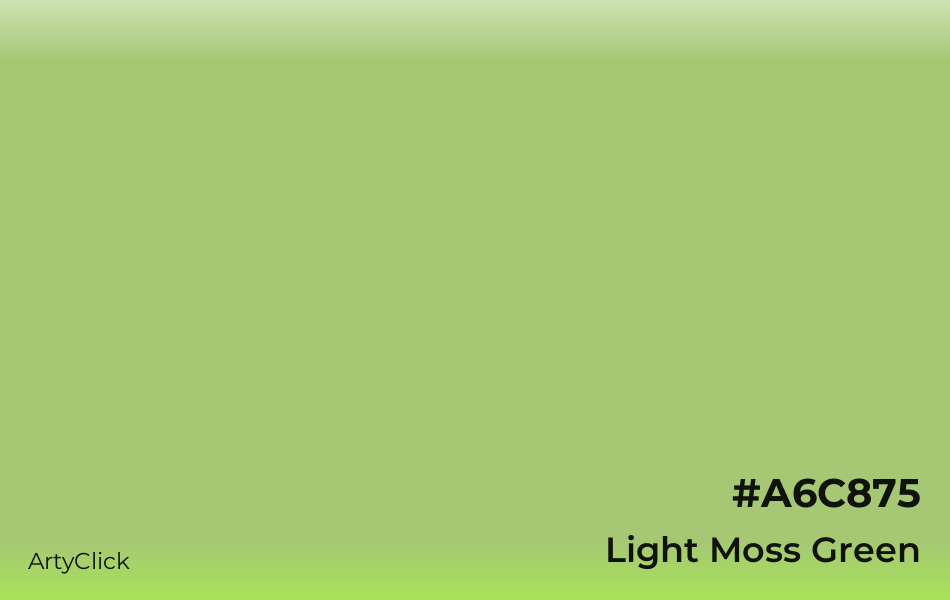 Light Moss Green #A6C875