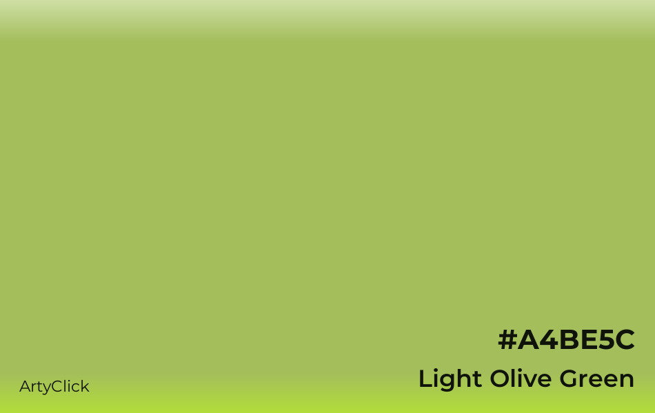 Light Olive Green #A4BE5C