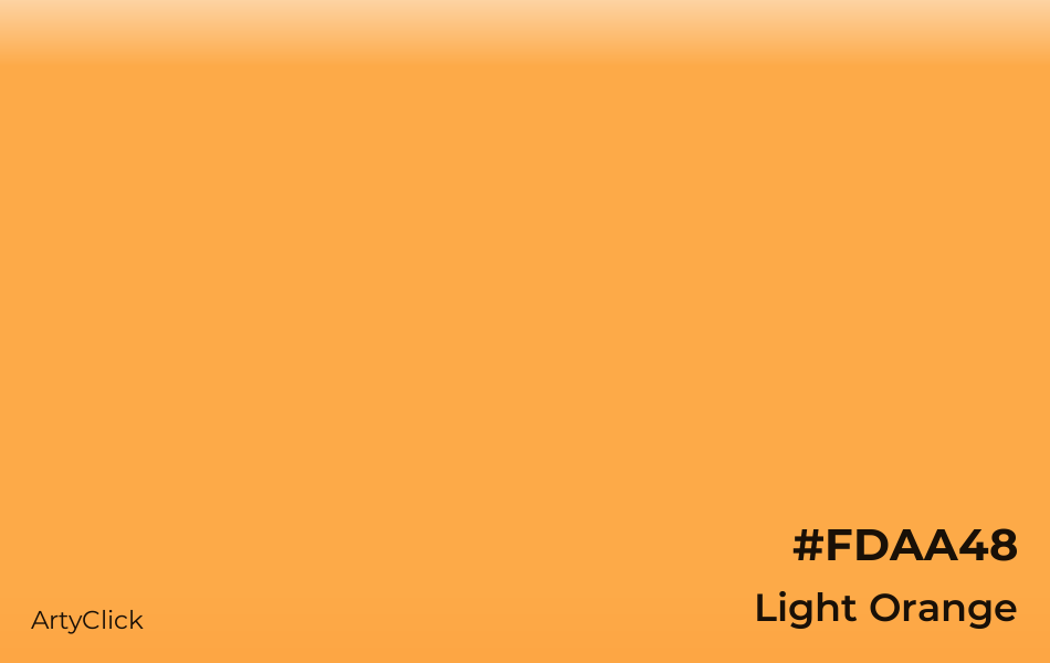 Light Orange #FDAA48