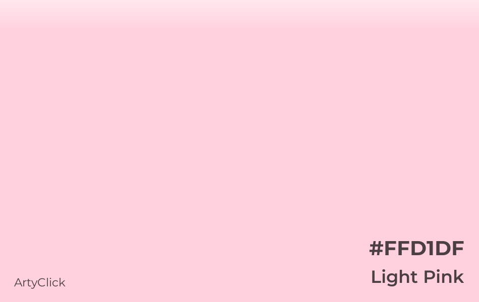 Light Pink #FFD1DF