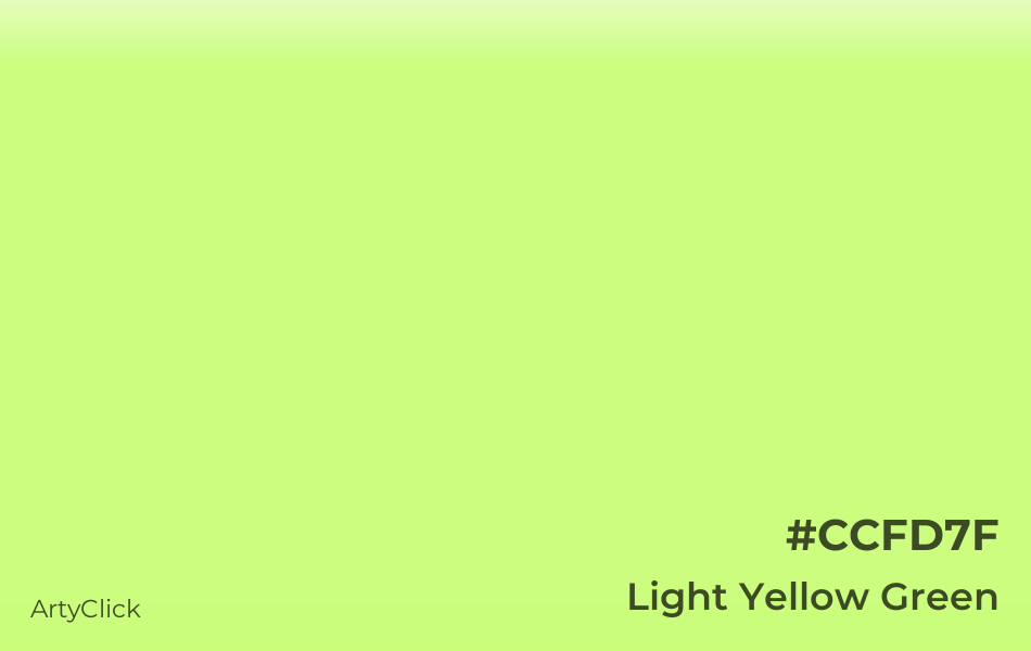 Light Yellow Green #CCFD7F