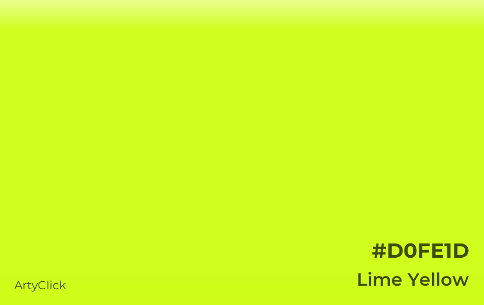 Lime Yellow #D0FE1D