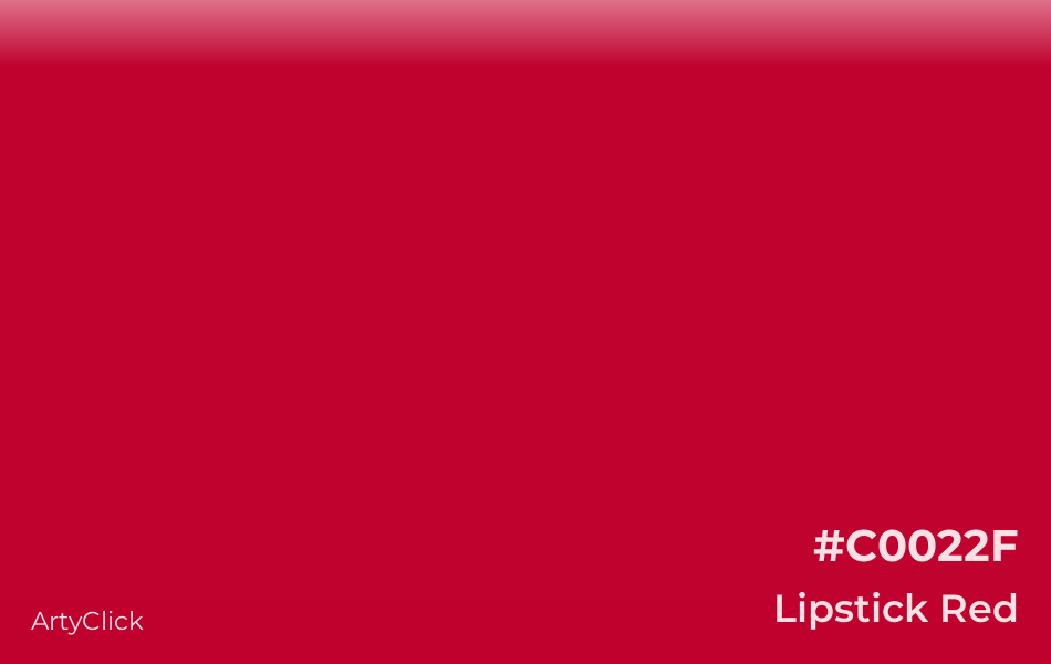 Lipstick Red #C0022F