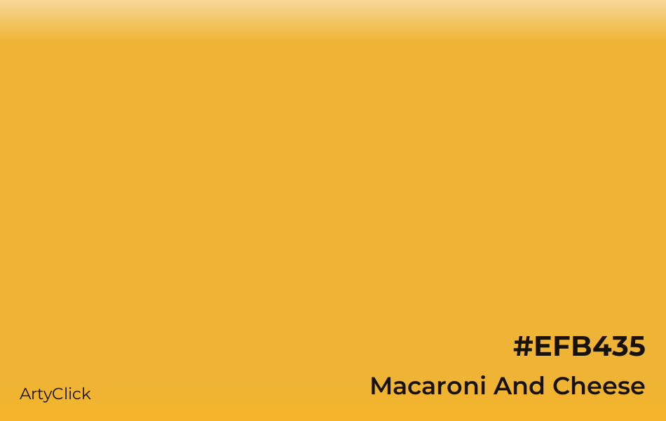 Macaroni And Cheese #EFB435