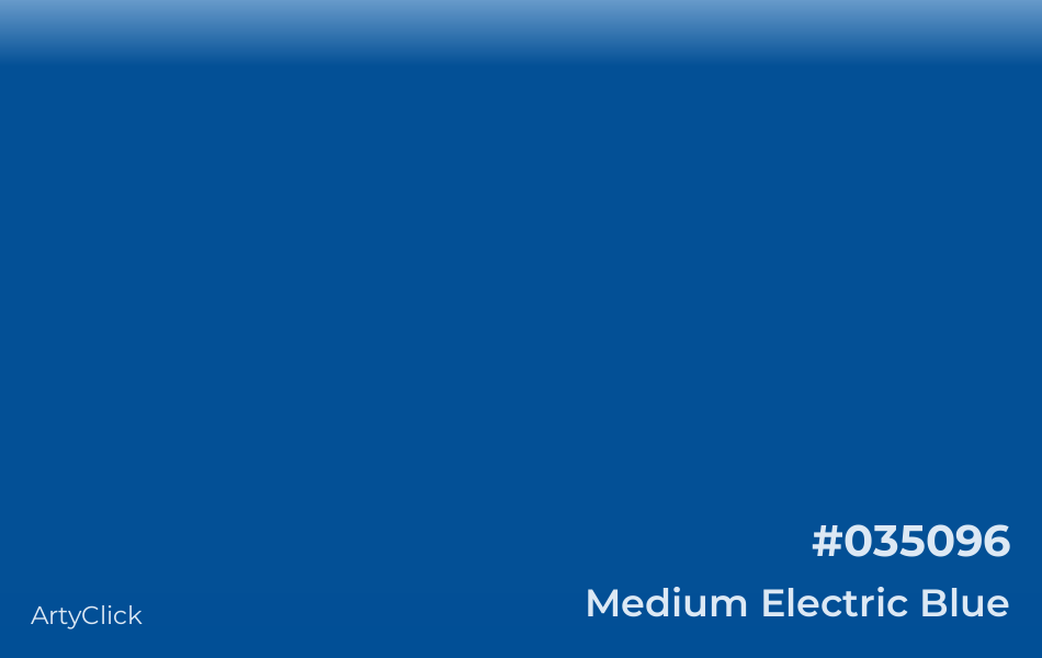 Medium Electric Blue #035096