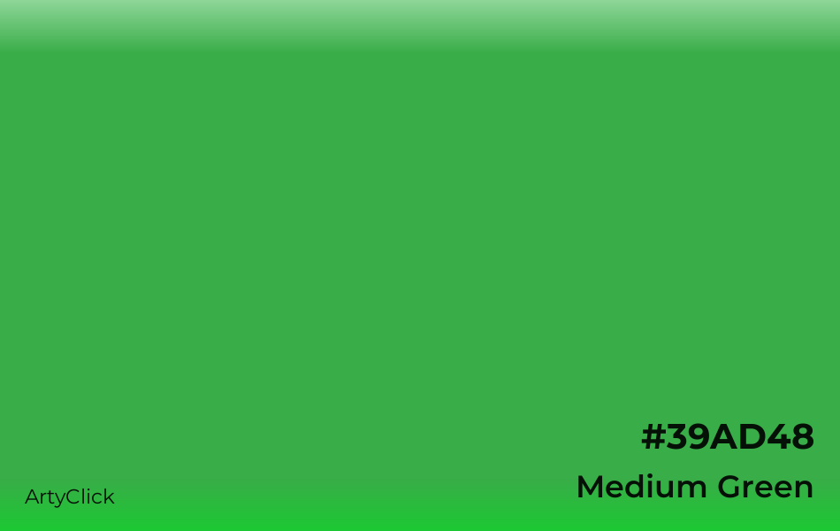 Medium Green #39AD48