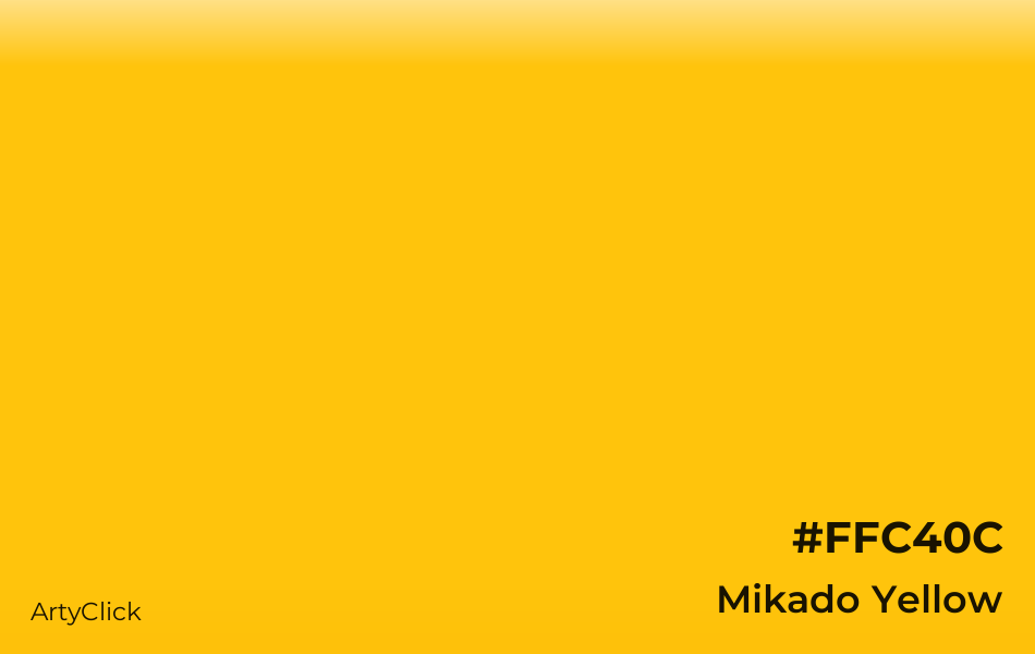 Mikado Yellow #FFC40C