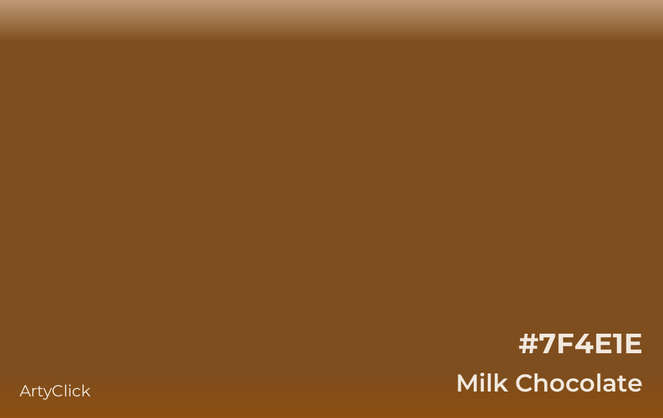 Milk Chocolate #7F4E1E