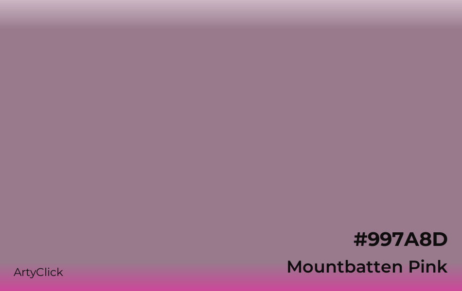 Mountbatten Pink #997A8D