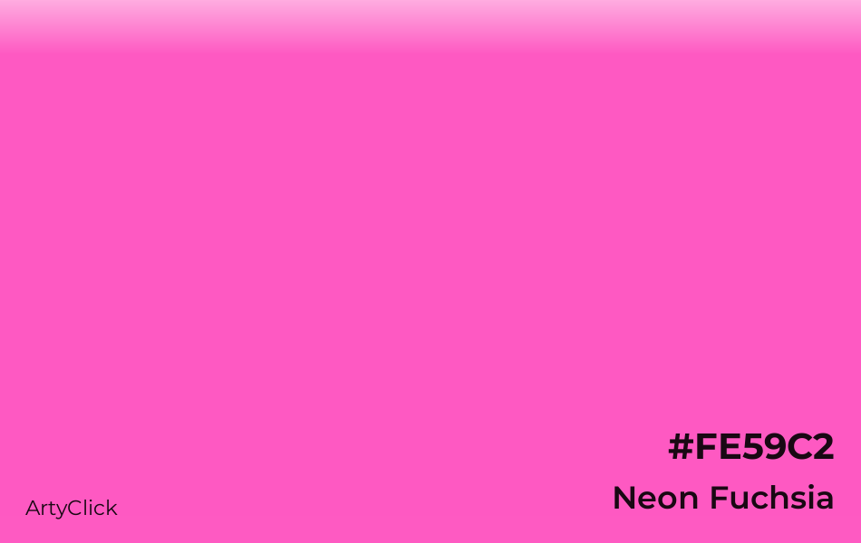 Neon Fuchsia #FE59C2