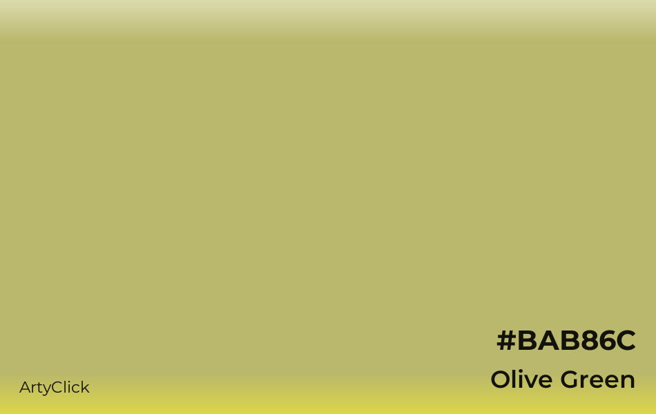 Olive Green #BAB86C