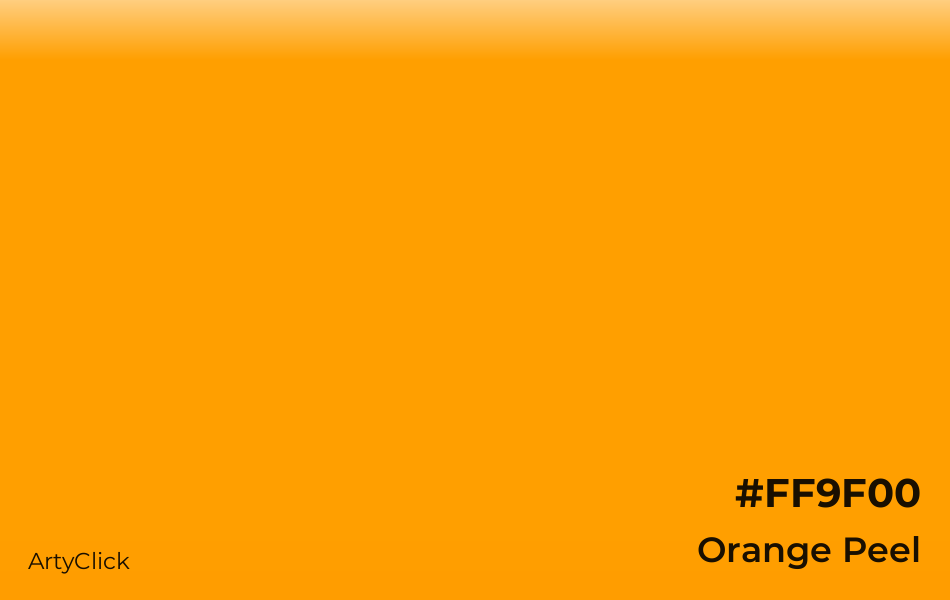 Orange Peel #FF9F00