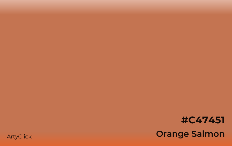 Orange Salmon #C47451