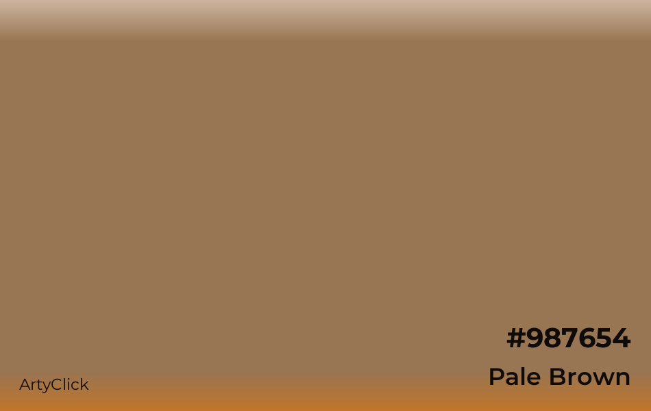 Pale Brown #987654