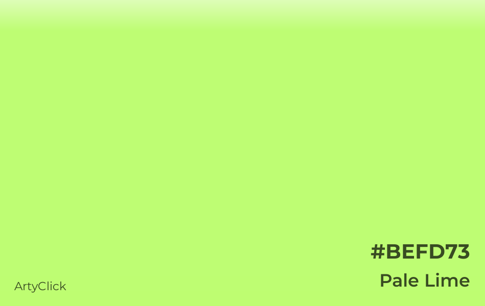 Pale Lime #BEFD73
